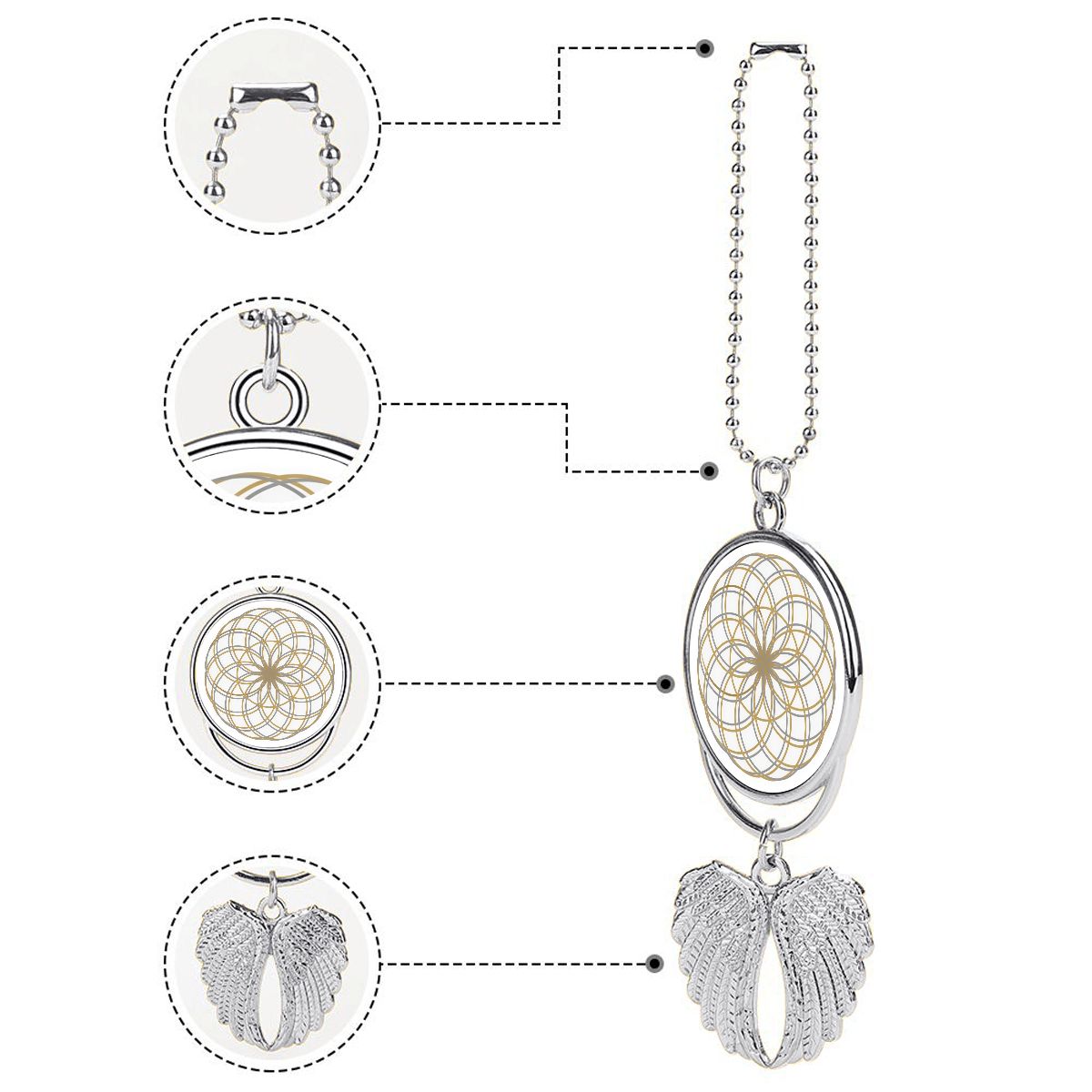 Angelic Human  Eternal Lotus Awakening Charm