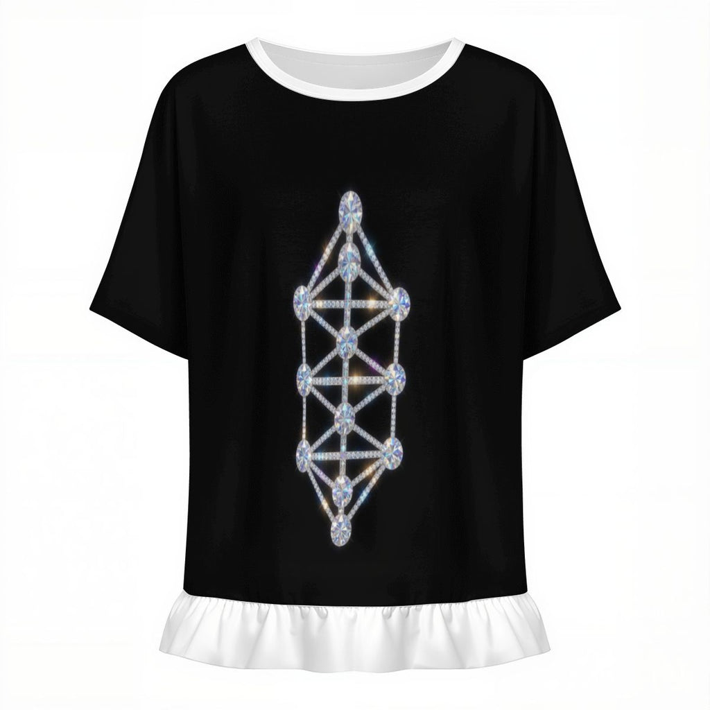 Wear Your Divine Blueprint: Diamond Women's Kathara Tee