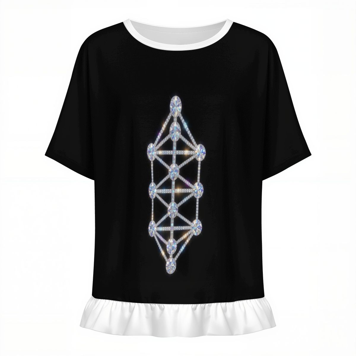 Wear Your Divine Blueprint: Diamond Women's Kathara Tee
