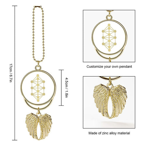 Angelic Human Kathara Grid Holographic Template Charm