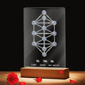 Kathara Grid Acrylic Desk Plaque Night Light