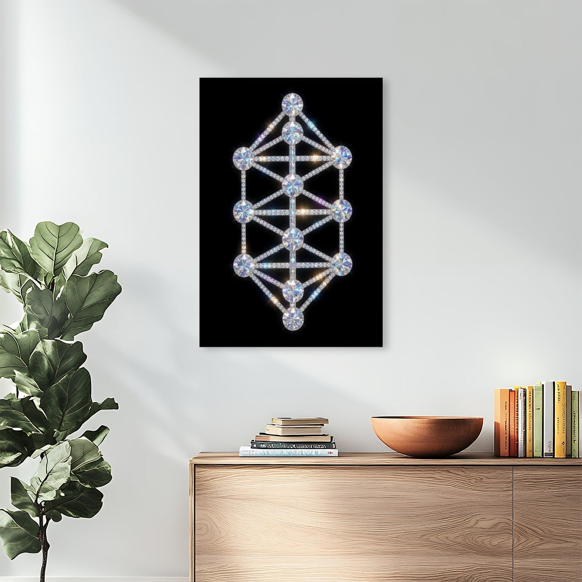 The Crystalline Kathara Grid: Diamond Painting Kit