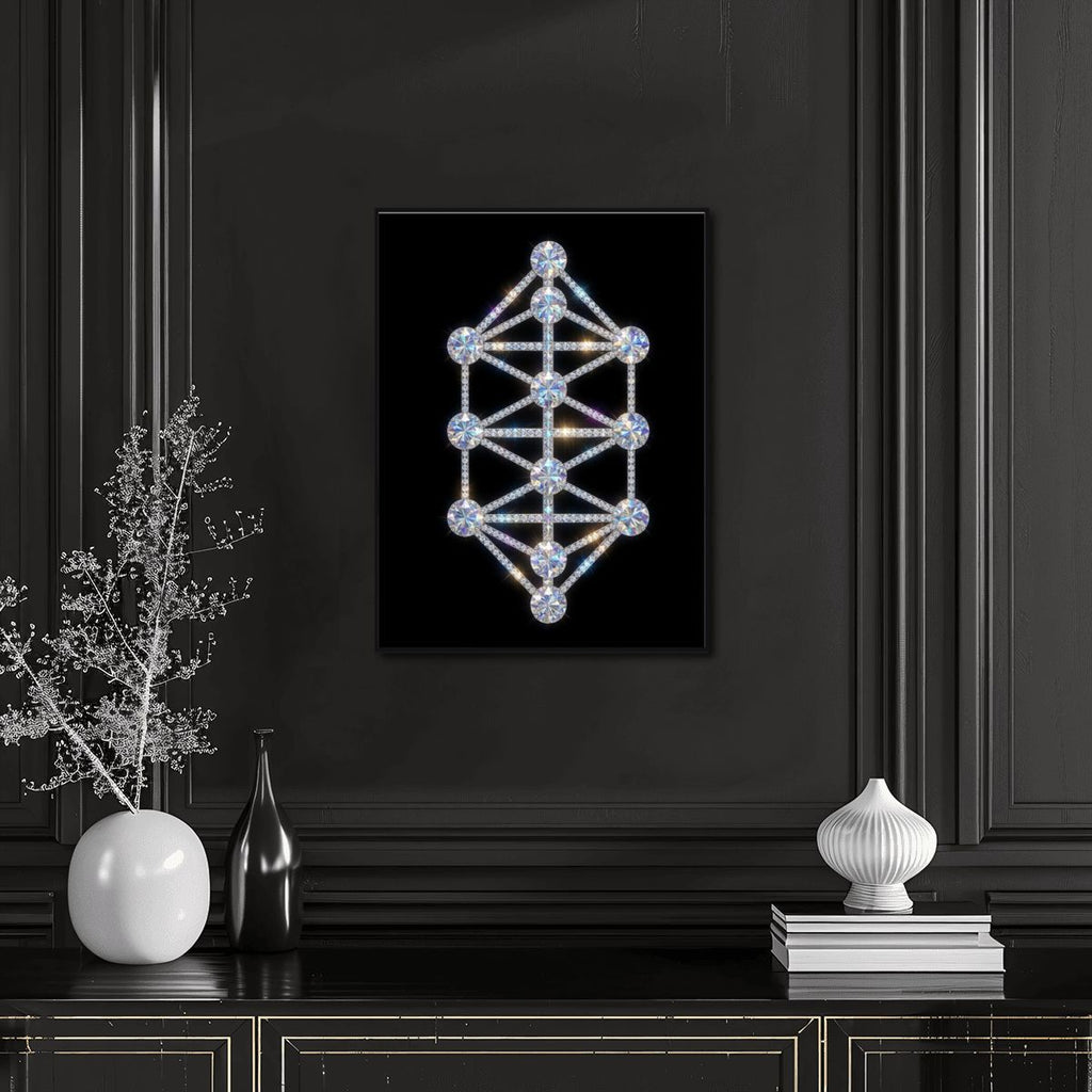 The Crystalline Kathara Grid ( 12"x16") Diamond Painting Kit