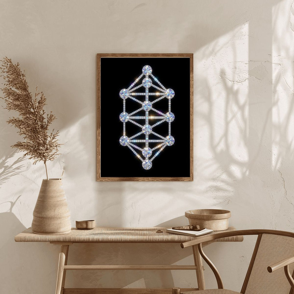 The Crystalline Kathara Grid ( 12"x16") Diamond Painting Kit