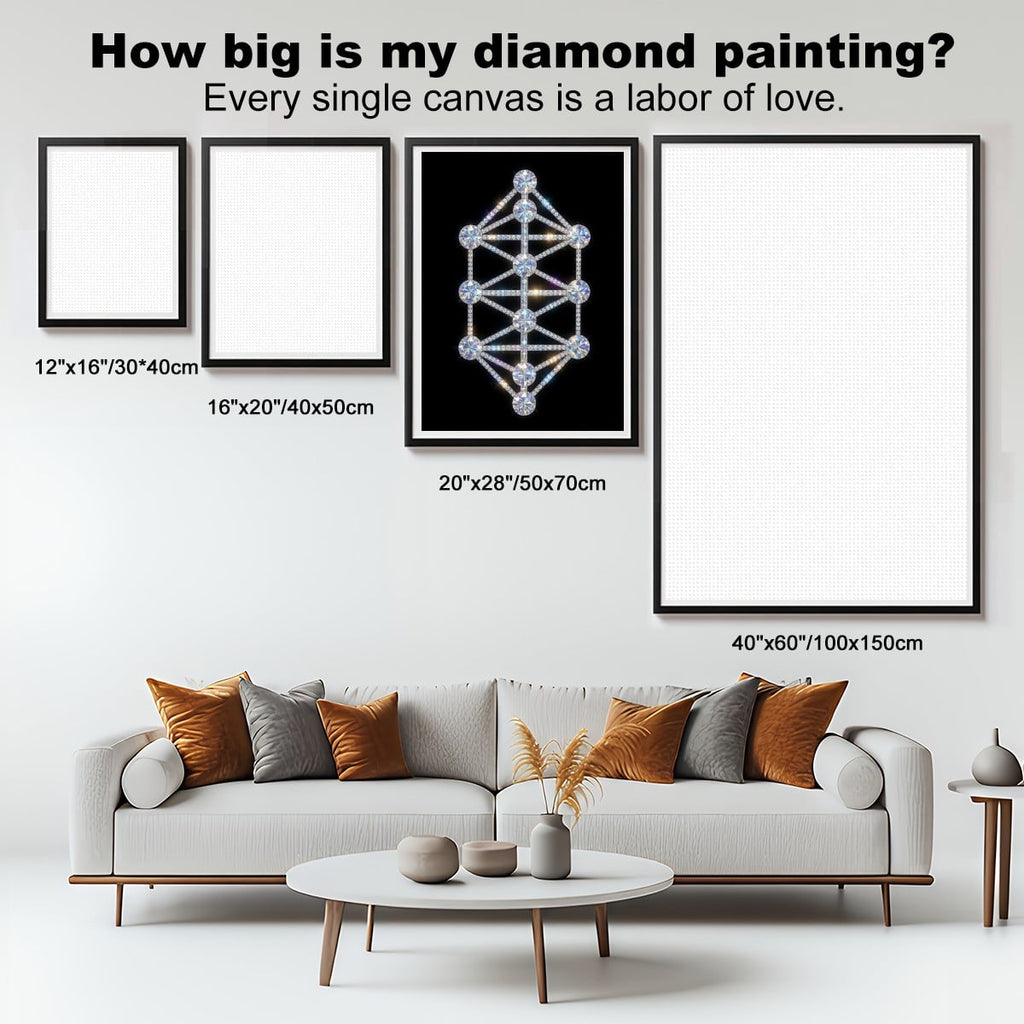 The Crystalline Kathara Grid: Diamond Painting Kit