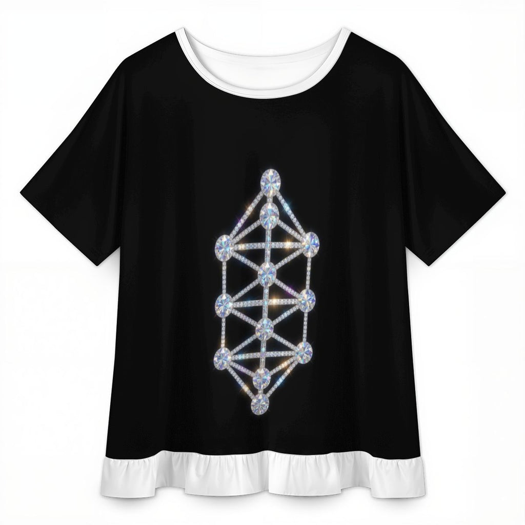 Wear Your Divine Blueprint: Diamond Women's Kathara Tee