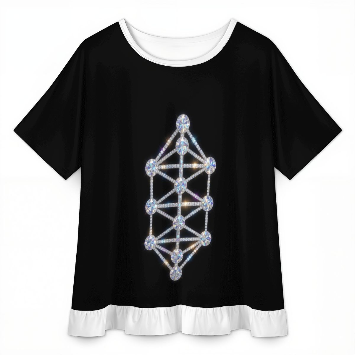 Wear Your Divine Blueprint: Diamond Women's Kathara Tee