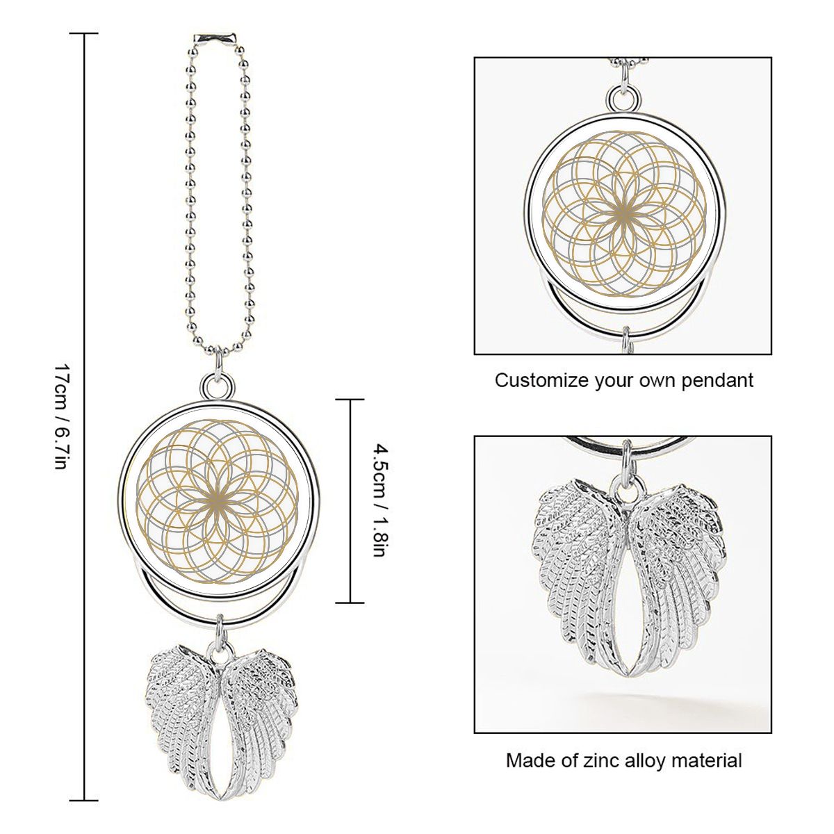 Angelic Human  Eternal Lotus Awakening Charm