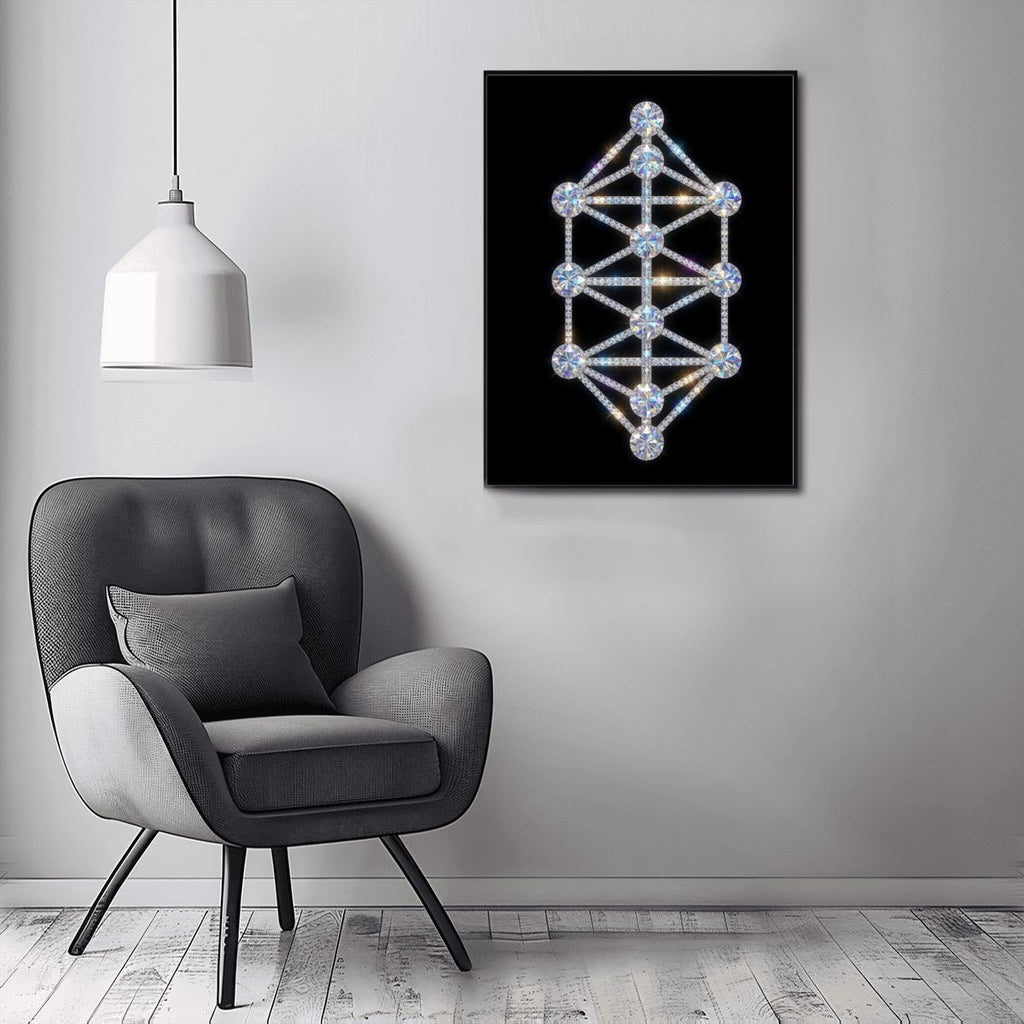The Crystalline Kathara Grid ( 12"x16") Diamond Painting Kit