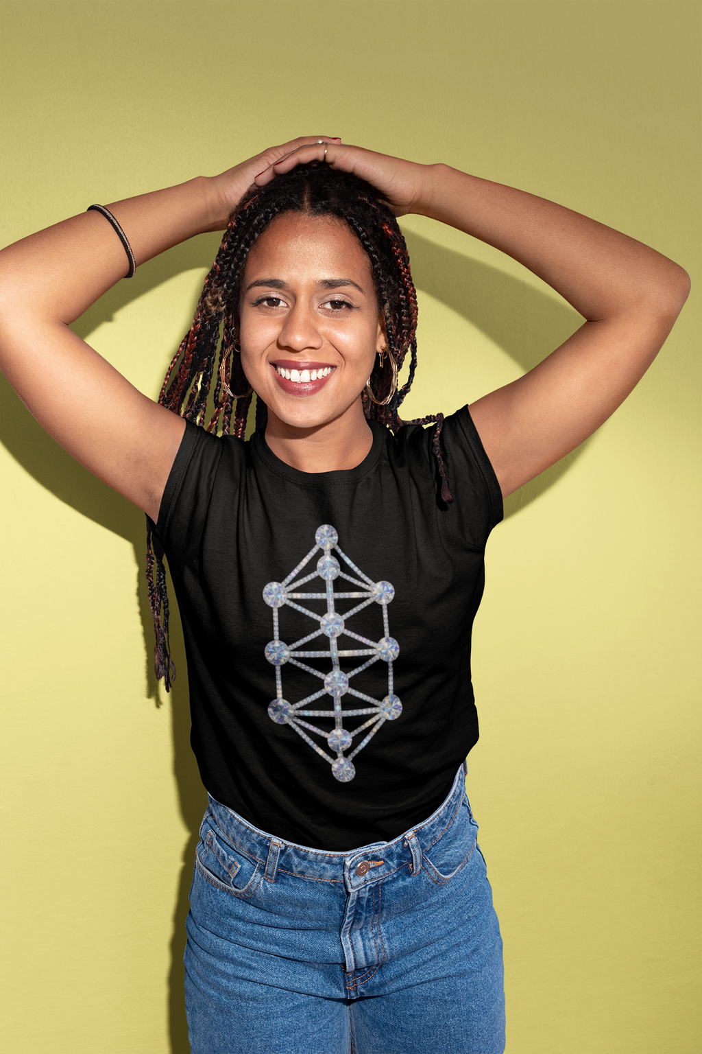 Diamond KA-THA-RA Light Sound Spirit Divine Blueprint Tee (Made in USA)